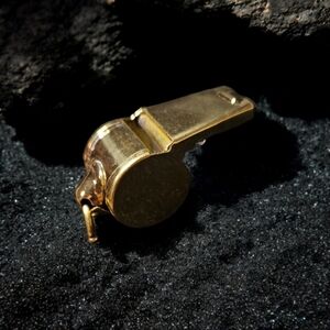 Vintage whistle necklace